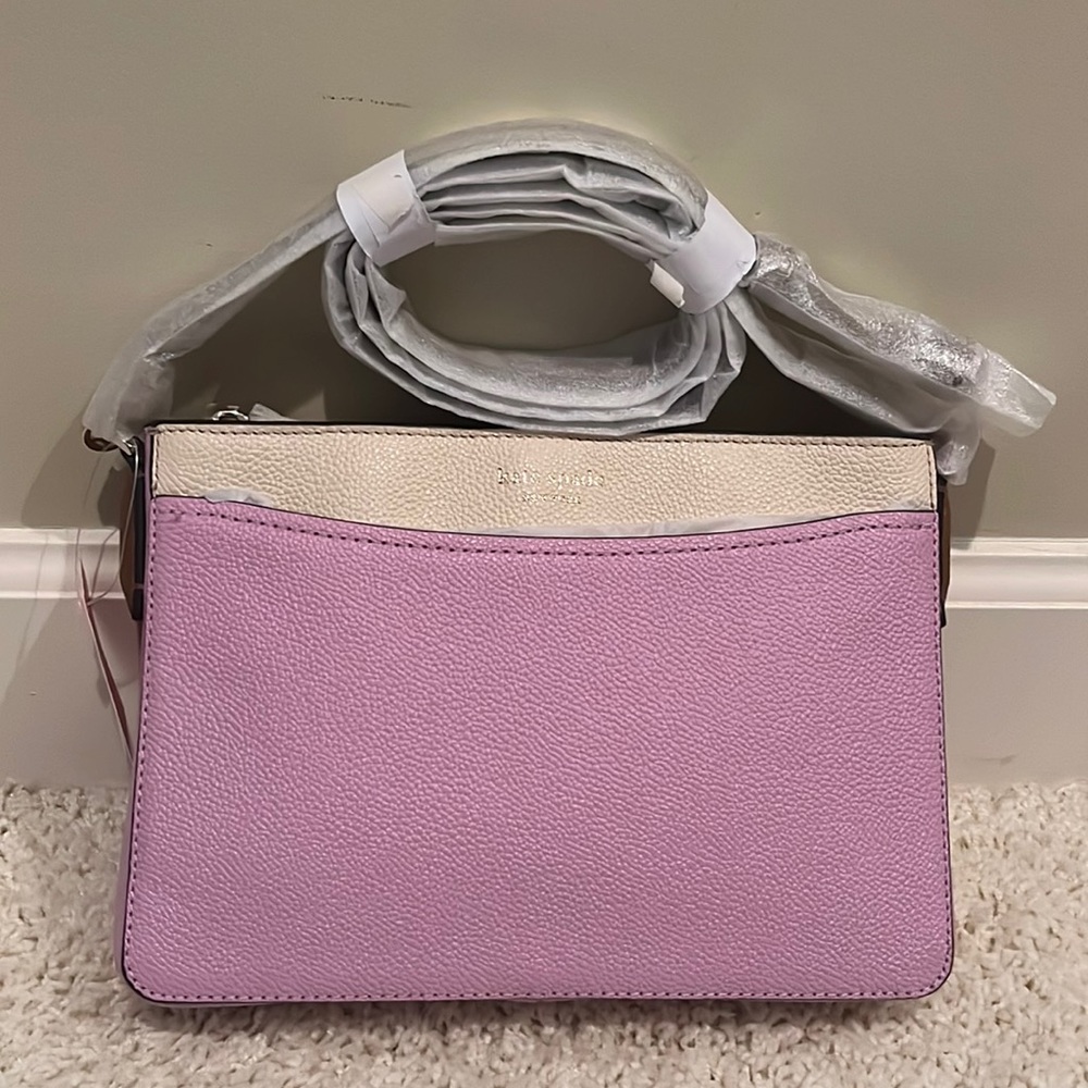 NWT Kate Spade Pink Cream Sweet Pea Multi Convertible Crossbody Bag MSRP $198